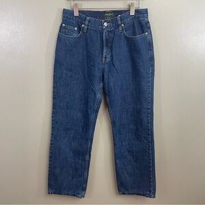 Eddie Bauer women’s size 8 Petite Flannel Lined Jeans